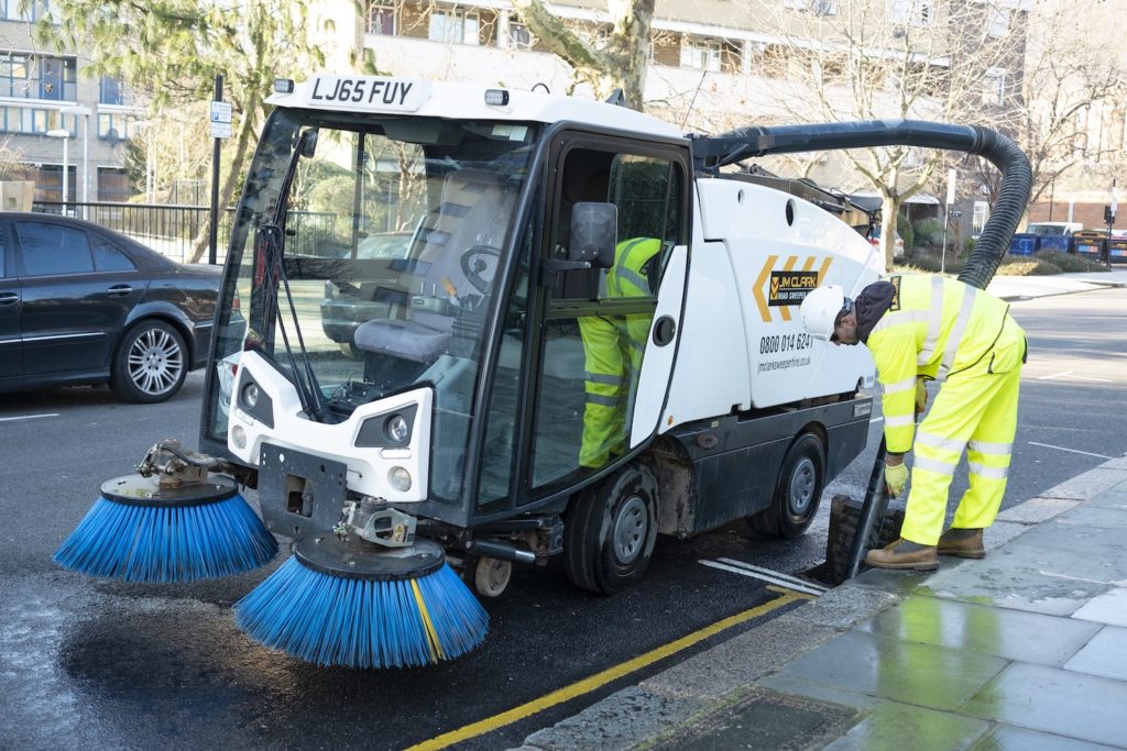 MINI SWEEPER HIRE – JM CLARK SWEEPERS